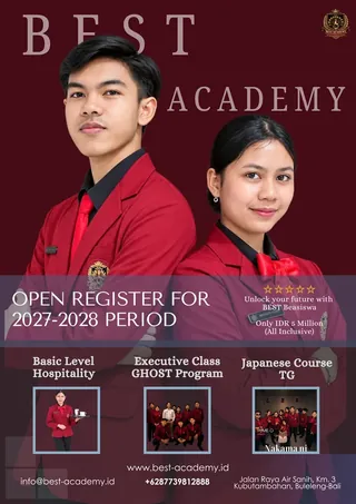 Brosur BEST ACADEMY halaman 1 — Open Register 2027/2028